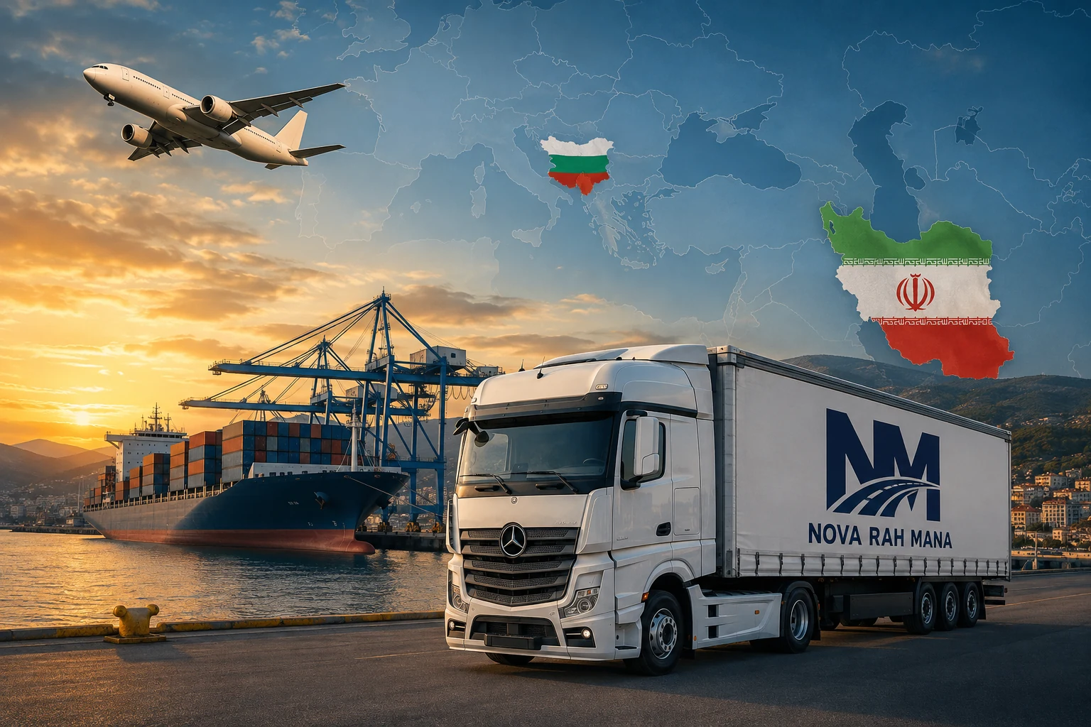 Road, Air, Sea freight between Bulgaria and Iran
